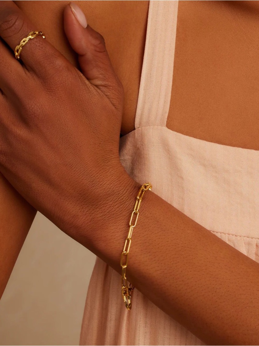 NWT! gorjana Parker Bracelet (gold) - Picture 4 of 8